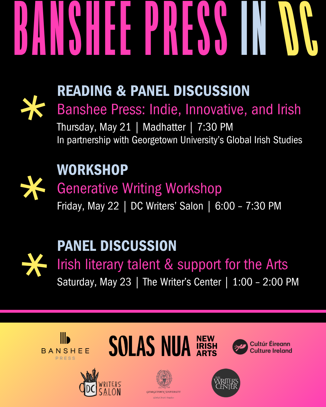 Banshee Press in DC Flyer