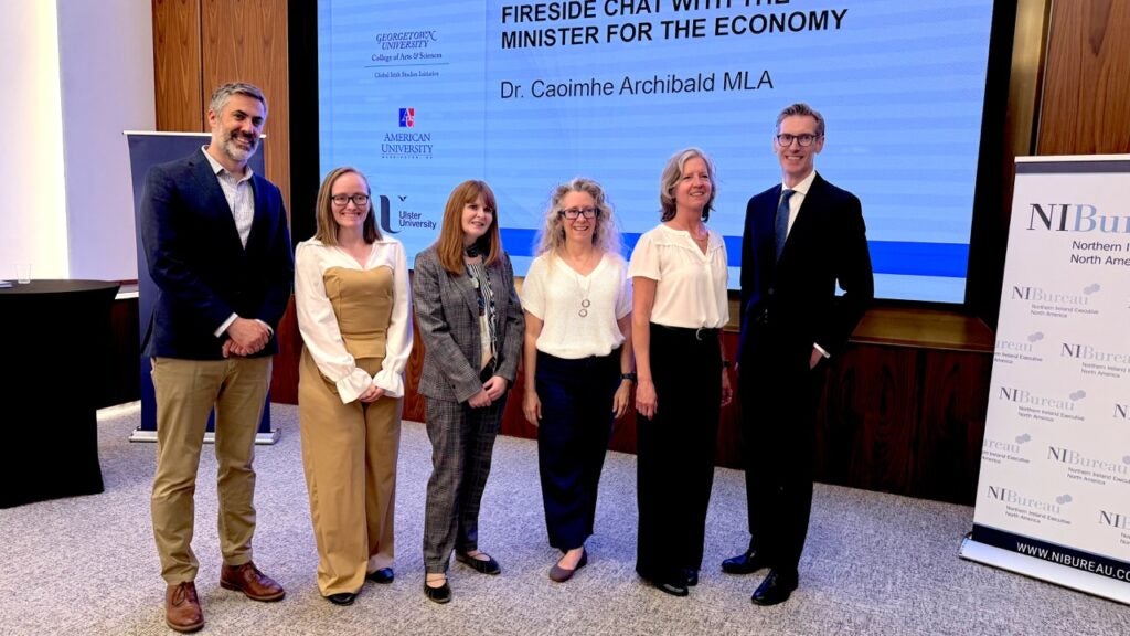 Team behind washington forum, conversation with minister of economy